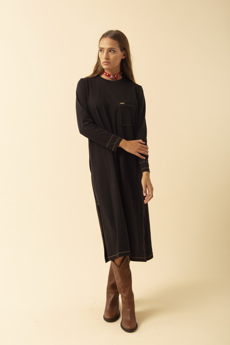 TSHIRT LONGA EXTRA Negro