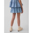 FLOUNCE DNM SKORT LIGHT WASH