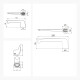 SET DE ACCESORIOS FV LINEA EPUYEN BRUSHED NICKEL GRIS-BRUSHED NICKEL