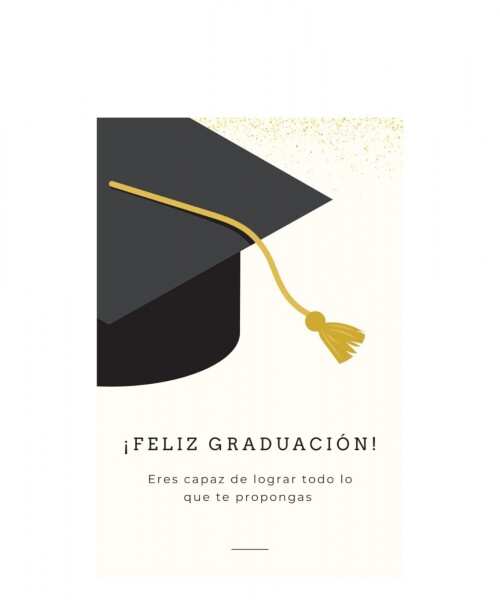 Tarjeta felicidades 10x15 DISEÑO 2