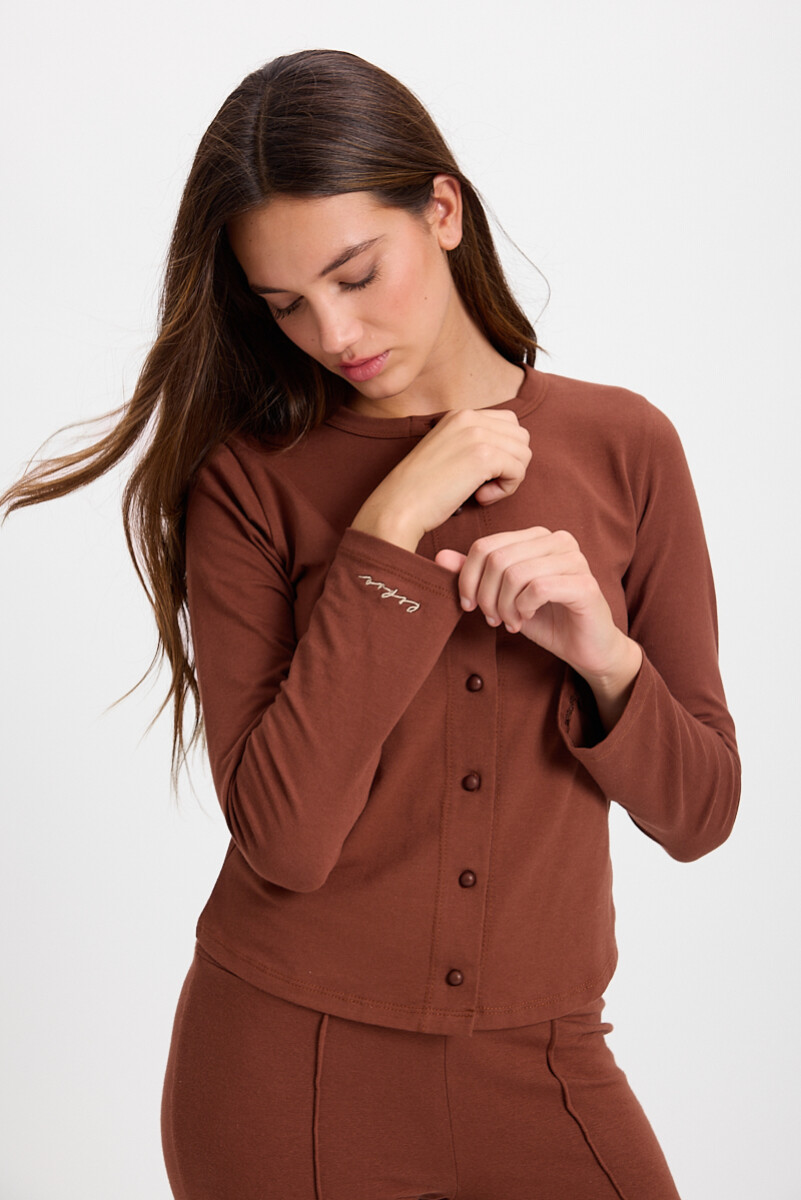 Blusa Hook - Marron 