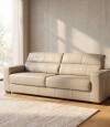 Sillon 100% Cuero 3 Cuerpos Sublime Arena