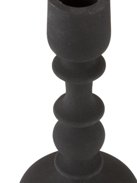 Candelabro CASPAR Ø8xH16cm negro Candelabro CASPAR Ø8xH16cm negro