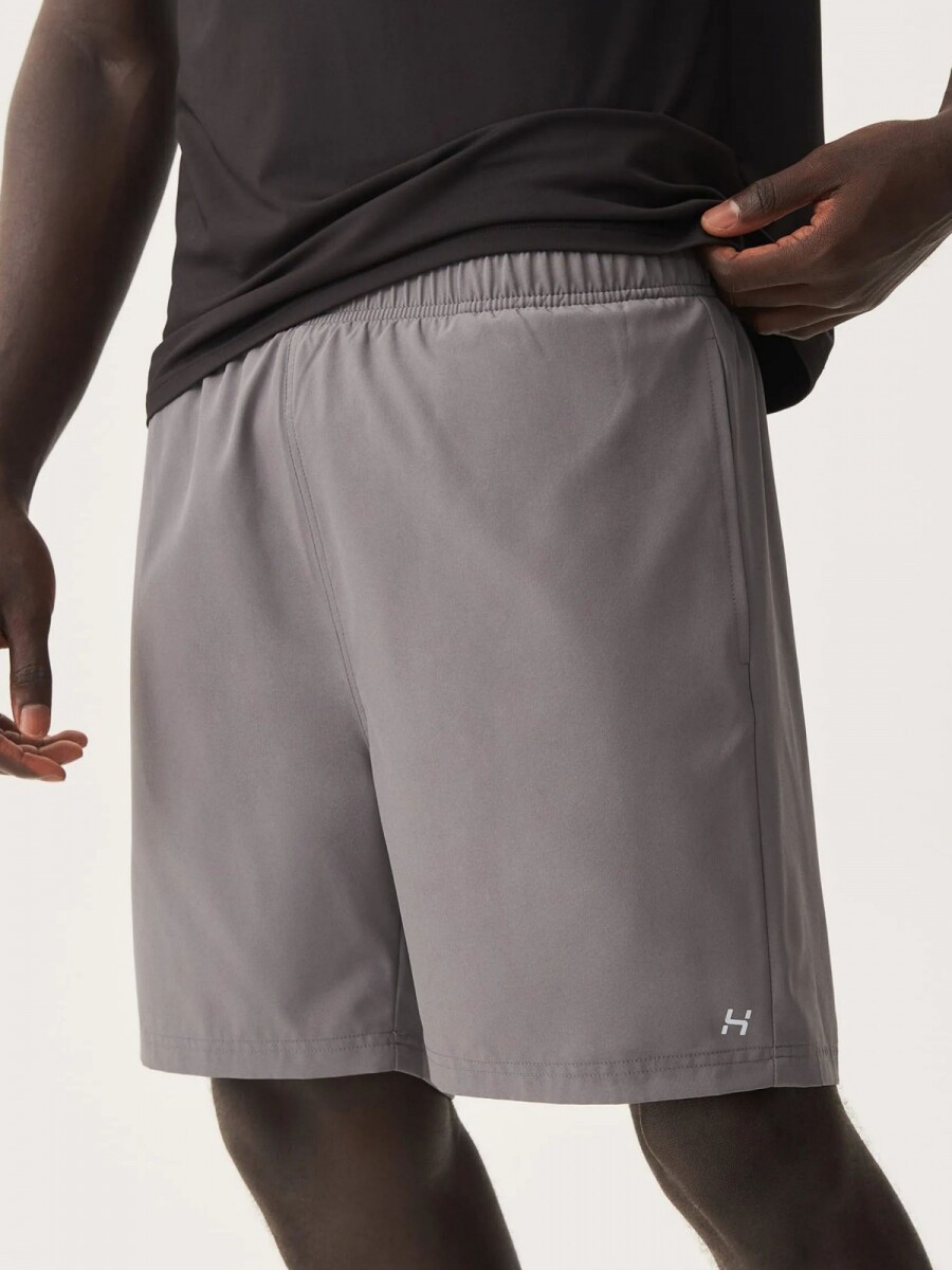 BERMUDA CON BOLSILLO - GRIS 