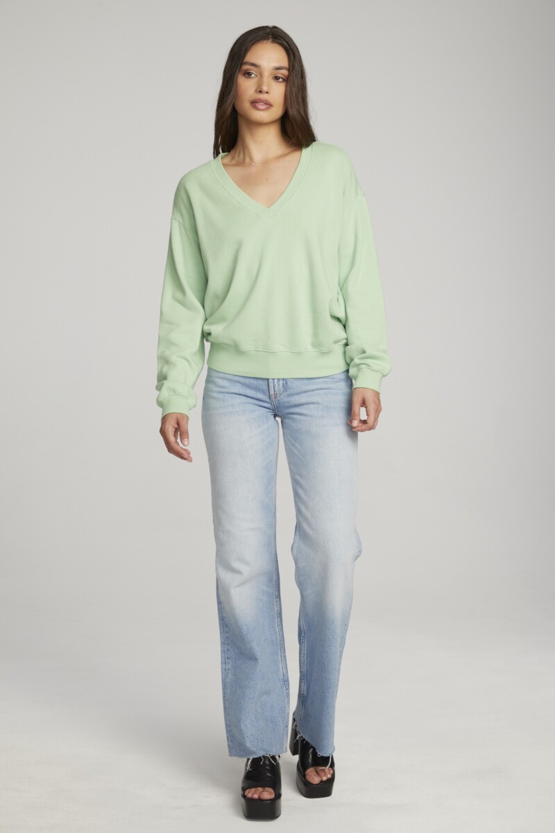 BUZO COTTON FLEECE Verde