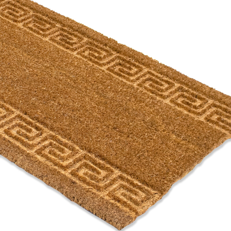 ALFOMBRA COCO RECT NATURAL C/DET EN BORDE 45X75CM Unica