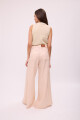 PANTALON WIDE XL LINEN SS26 Manteca