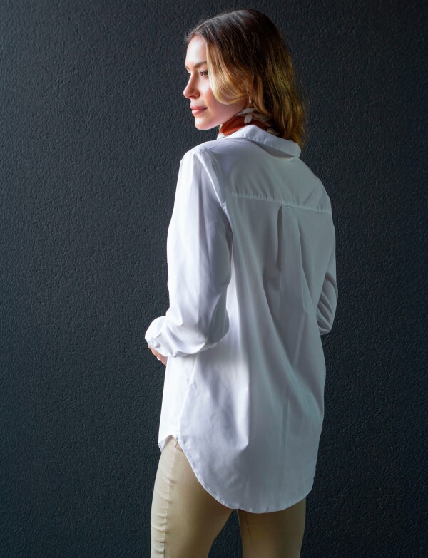 Camisa Tencel BLANCO