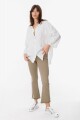 Camisa Ulises Raya Negra/Blanca