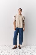 CHALECO TILA Beige Claro