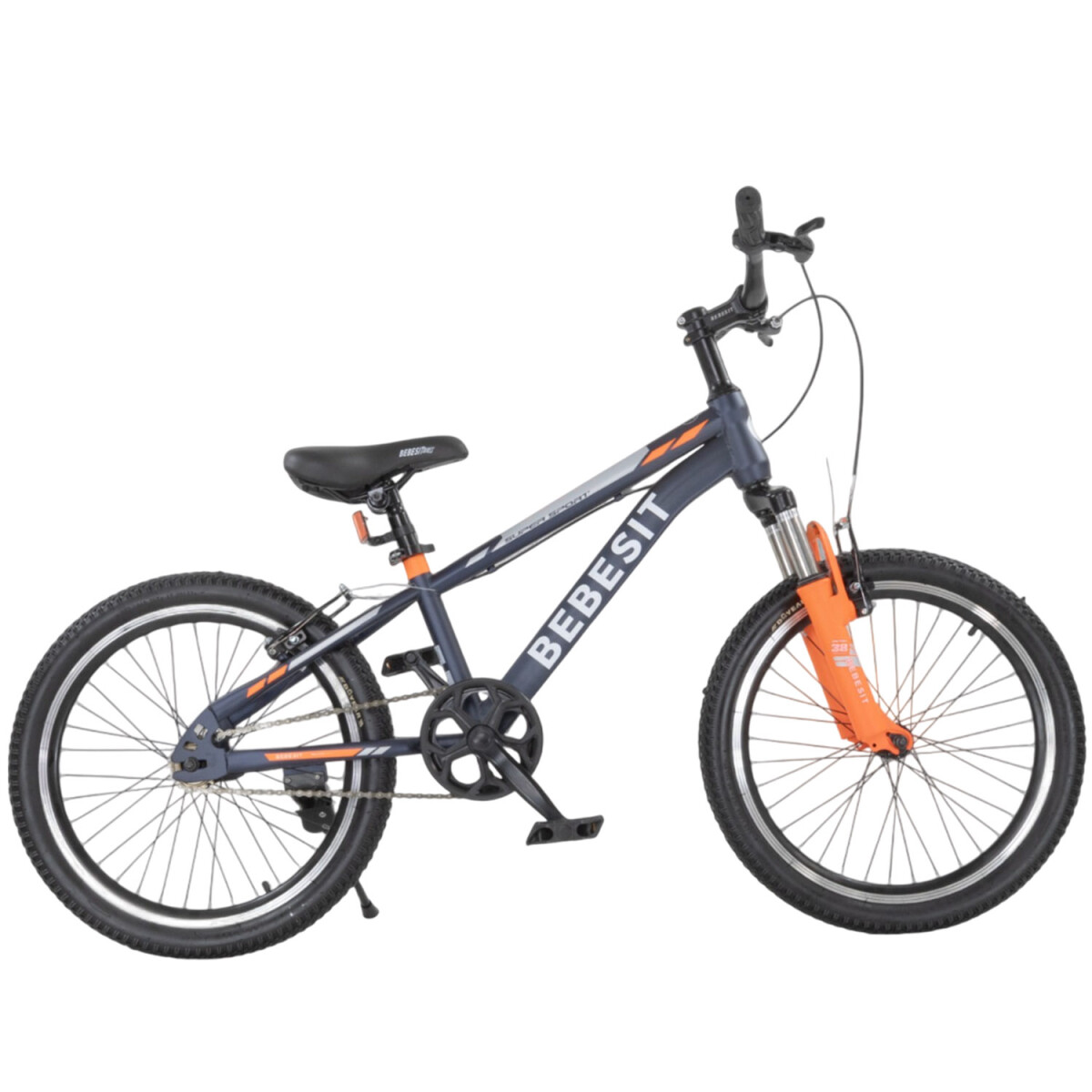Bicicleta Infantil Bebesit Canyon Rodado 20 Mountain Bike Con Suspensión - Naranja 