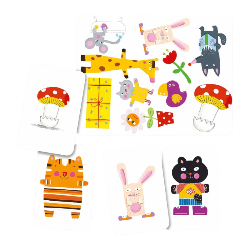 Juego de Cartas Infantil Minimatch Djeco Juego de Cartas Infantil Minimatch Djeco