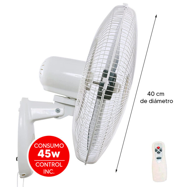 Ventilador De Pared Microsonic Vpd1601 VENTILADOR DE PARED MICROSONIC VPD1601