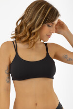 Top microfibra copa removible sacks Negro
