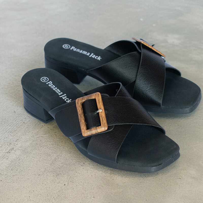 Sandalia de dama Panama Jack BLACK