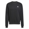 Abrigo Trefoil Essentials French Terry de Hombre Negro