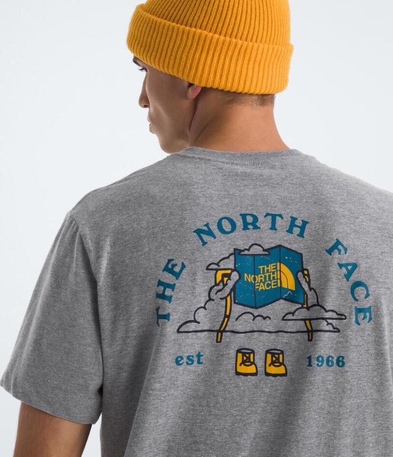 Remera Evolution sky Tnf Mid Grey Heather