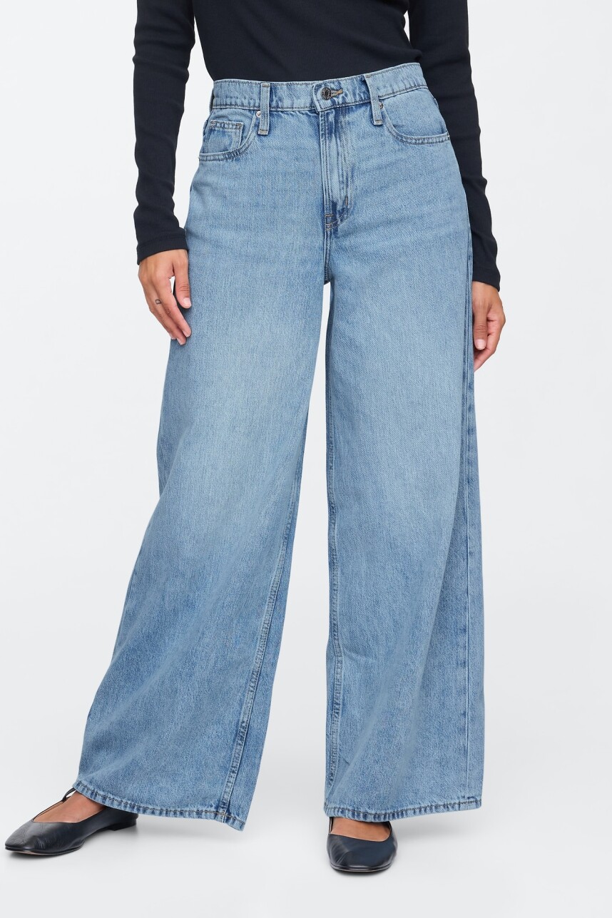 Jean Baggy Mujer Light Wash