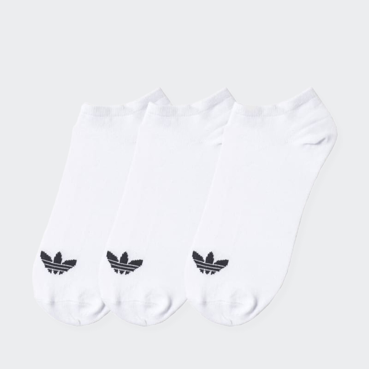 Medias Adidas Trifolio 3 Pares - Negro 