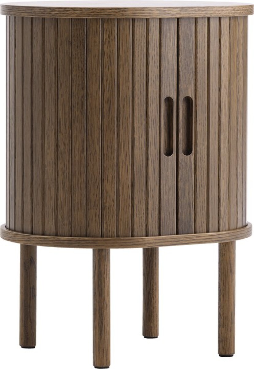 Mesa de luz LYNGVIG persiana roble oscuro 