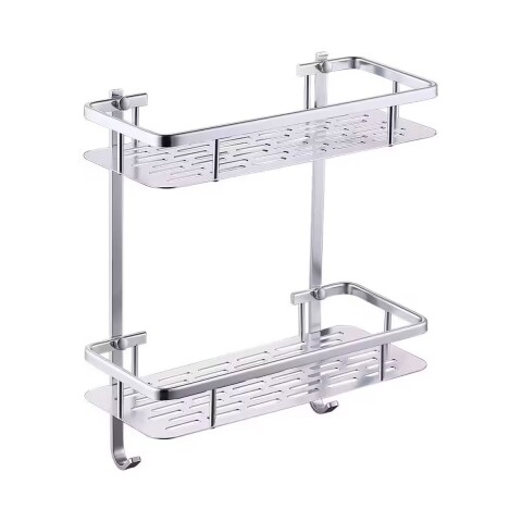 Repisa doble aluminio 30x12x35 cm Repisa Doble Aluminio 30x12x35 Cm