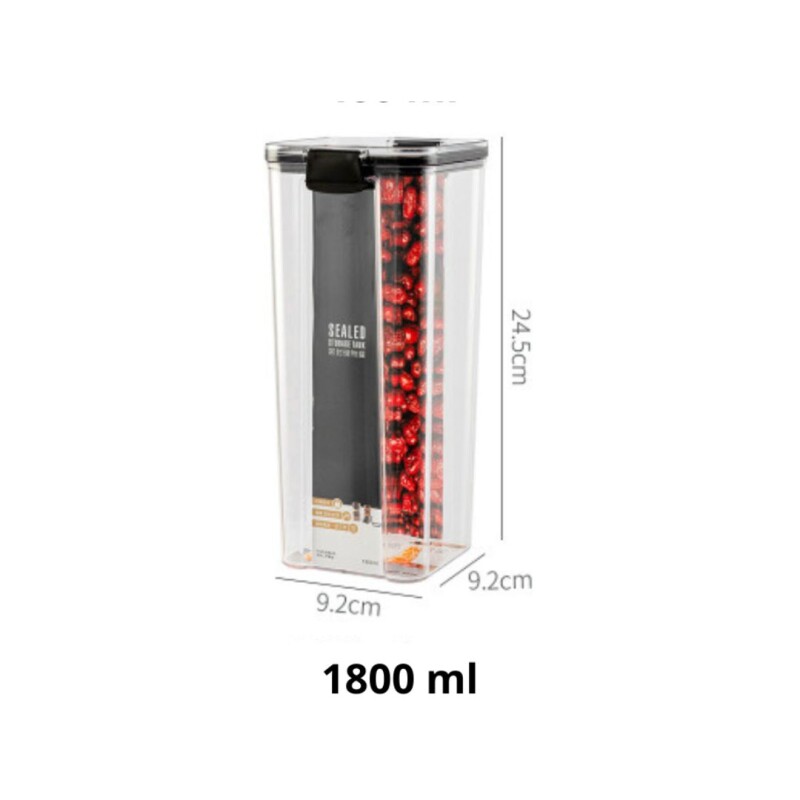 Frasco Taper Recipiente Hermetico Apilable Cocina 1800ml Frasco Taper Recipiente Hermetico Apilable Cocina 1800ml