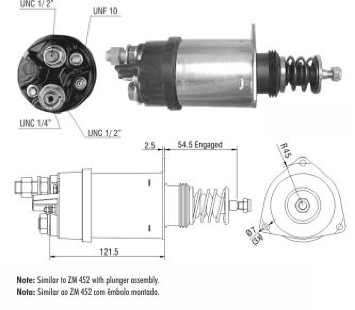 AUTOMATICO DE ARRANQUE - CUMMINS/EMBOLO 37MT 12V ZM 