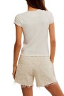 REMERA THE TEE Marfil