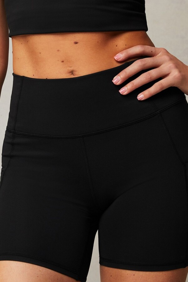 Short Oasis High-Waisted6" Mujer Black