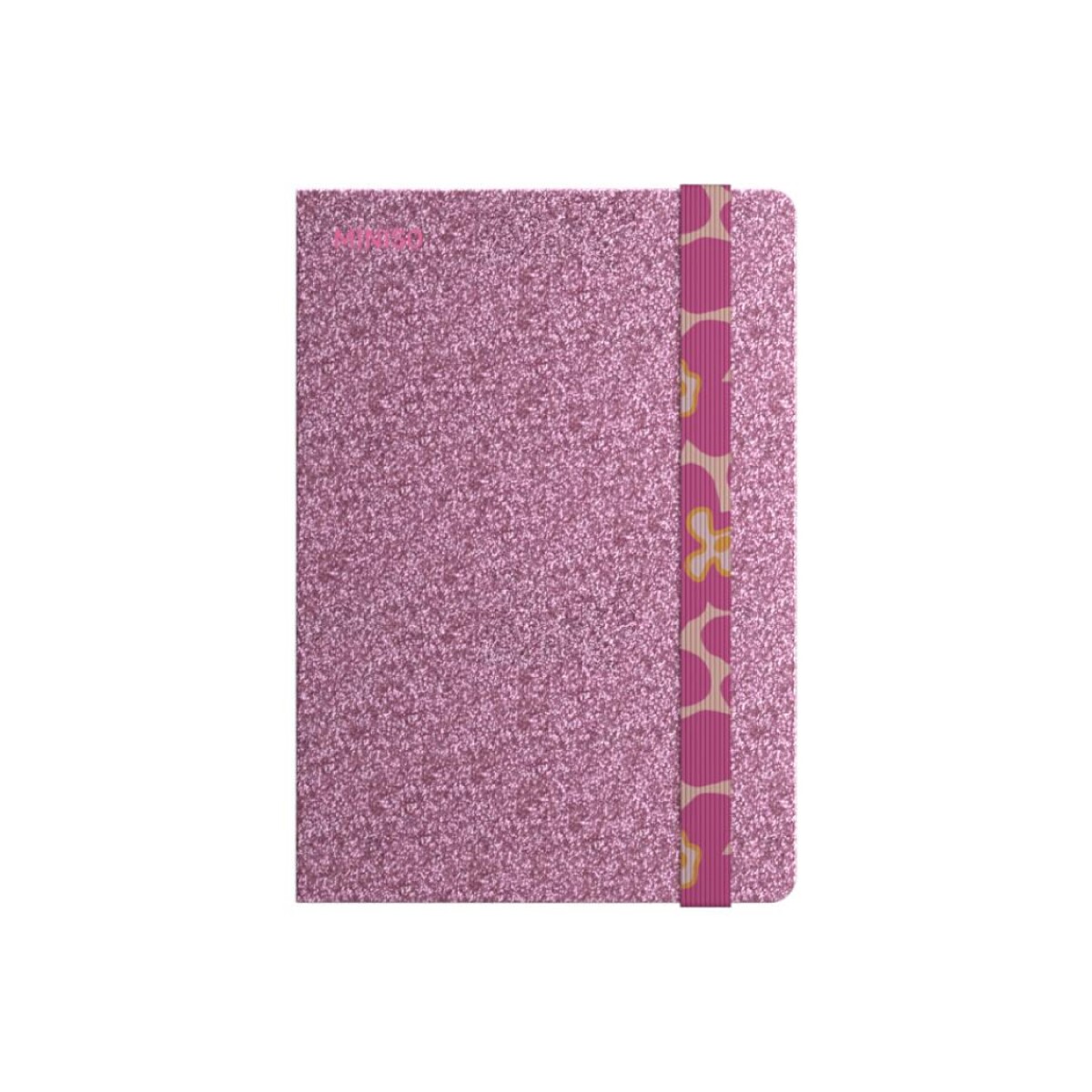 Cuaderno glitter A5 - rosa 