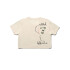 Remera Crop Stance Shroom Stitch Blanco