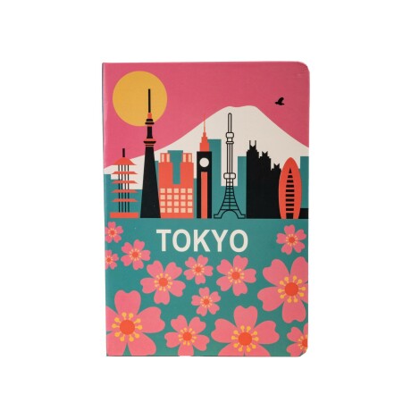 NOTEBOOK CITIES A343 MULTICOLOR PAPEL A343