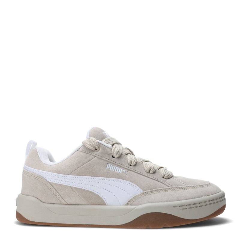 Championes de Hombre Puma Park Lifestyle Raw Beige - Blanco