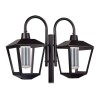 FAROLA TRAPEZOIDAL DOBLE 2XE27 CON PEDESTAL 2MTS FAROLA TRAPEZOIDAL DOBLE 2XE27 CON PEDESTAL 2MTS