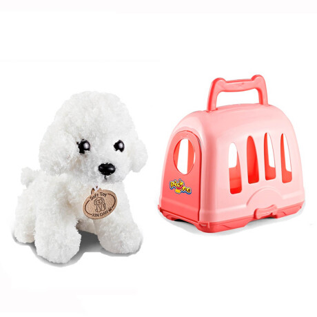Set Peluquería Mascota Juguete Peluche C/casa + Acc Jug022107