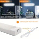 Tubo de luz LED recargable 30 cm BLANCO