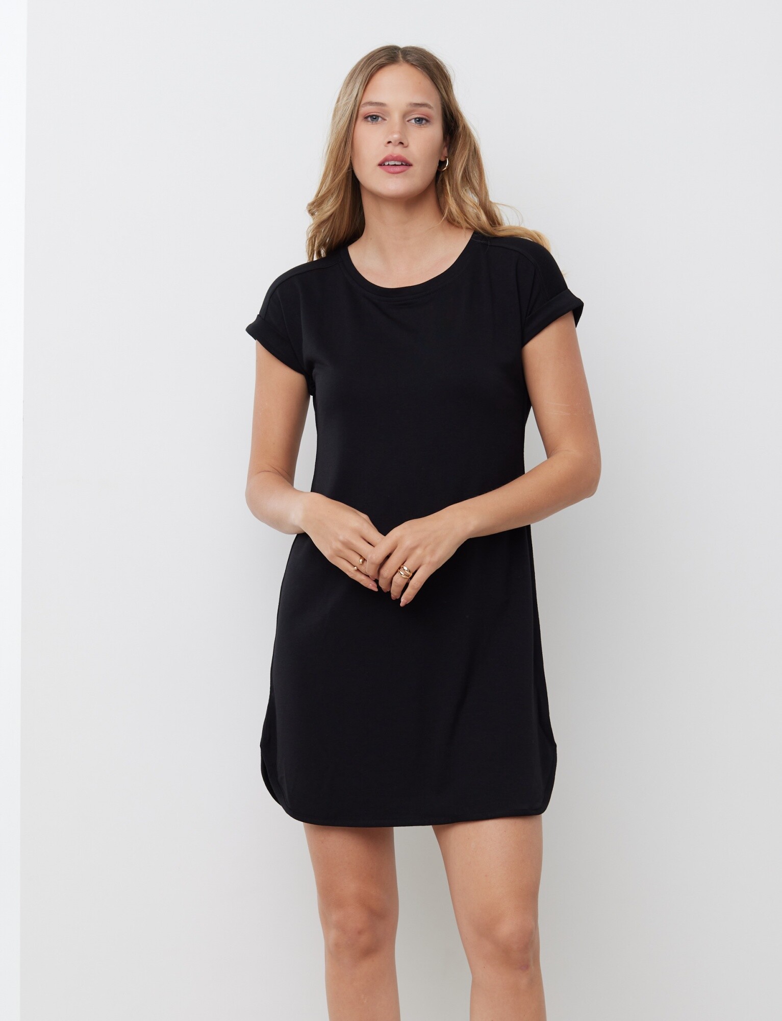 Vestido jersey online negro