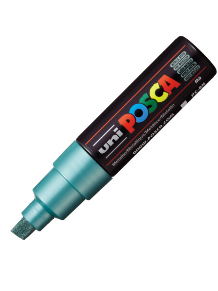 MARCADOR UNI POSCA 8 MM VERDE METALIZADO N/A