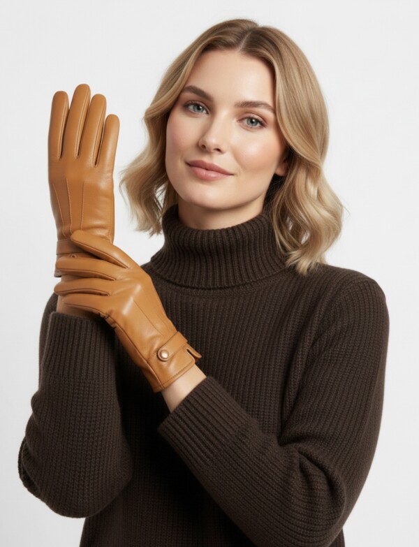 Guantes Eco Cuero MARRON