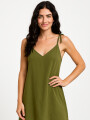 Vestido Mavu Verde Oliva
