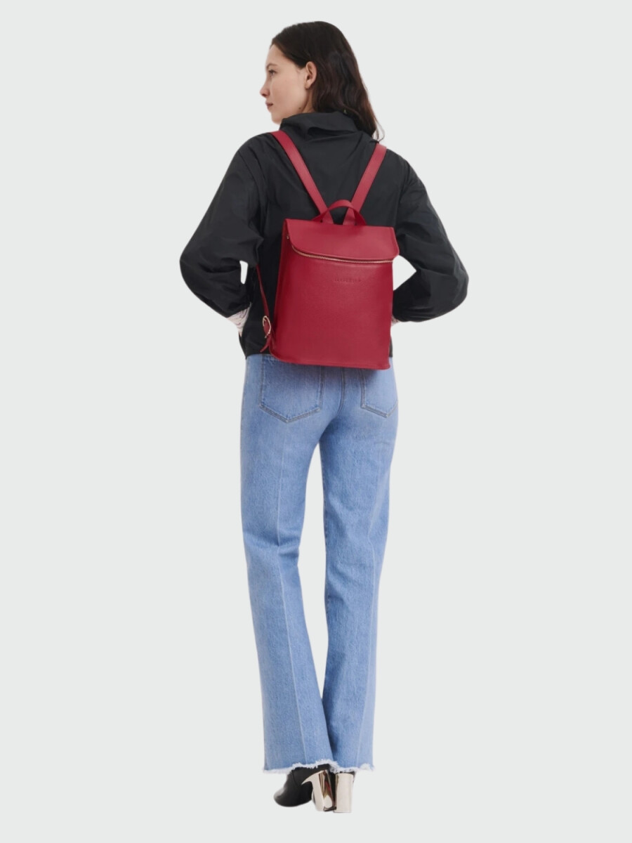 Mochila Le Foulonné M - Rojo 