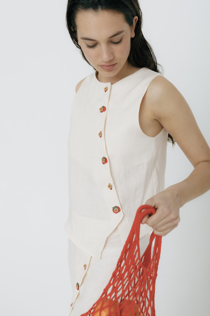 PRE VENTA TOP RAÍZ Blanco
