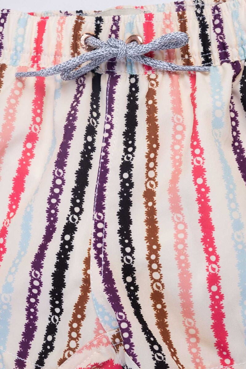 KIDS FLORAL STRIPE CLASSIC Cream