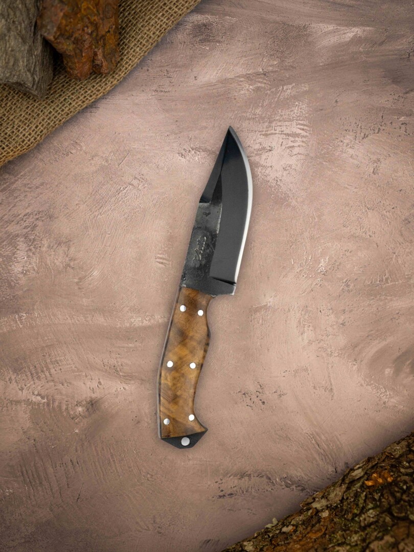 Cuchillo EDC Militar, Cabo madera Cuchillo EDC Militar, Cabo madera