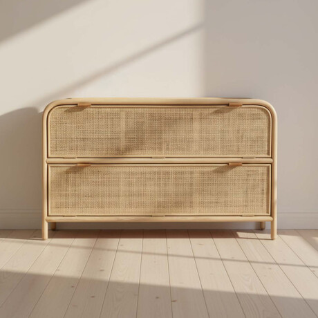 CÓMODA RATTAN NATURAL-BEIGE QUEBEC