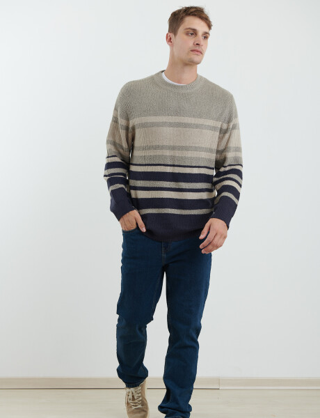 470344 SWEATER FERAUD Tostado