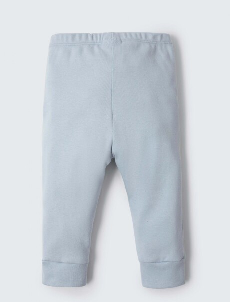 PANTALÓN DE BEBÉ CON PUÑO AZUL