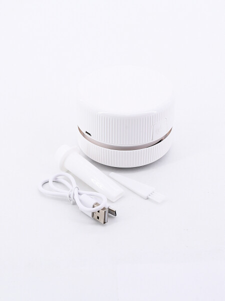 MINIASPIRADORA USB PARA ESCRITORIO BLANCO