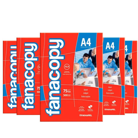 Papel en Resma Fanacopy A4 75GRS 001