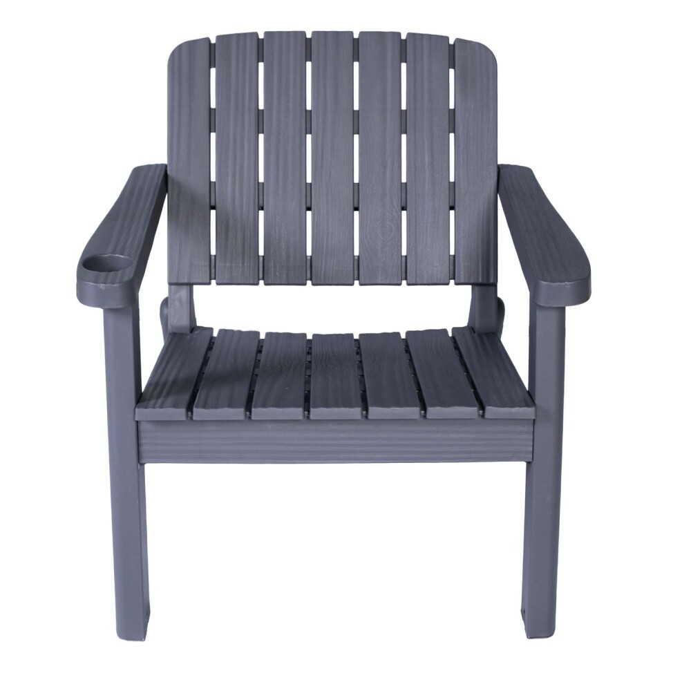 SET DE LIVING EXTERIOR POLIPROPILENO GRIS MALAGA
